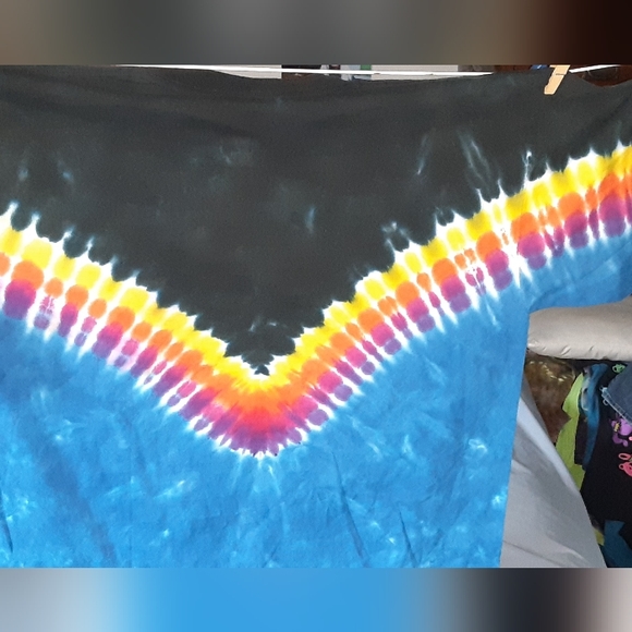 Vintage Grateful Dead "Space your face" Liquid Blue tie dye w/tags,NOT PREOWNED - Picture 6 of 6